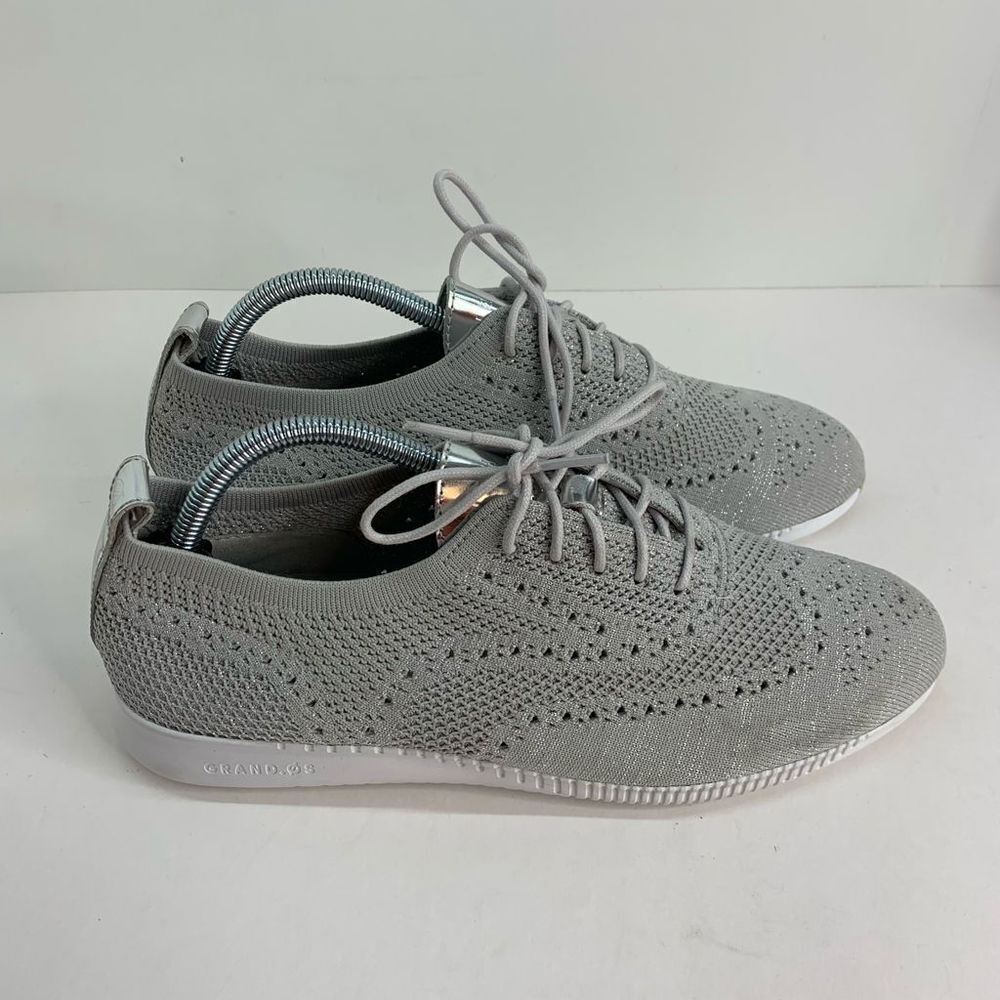 Cole‎ Haan Women's US 10.5  B Zerogrand Wingtip Stitchlite Oxford Sneakers Grey